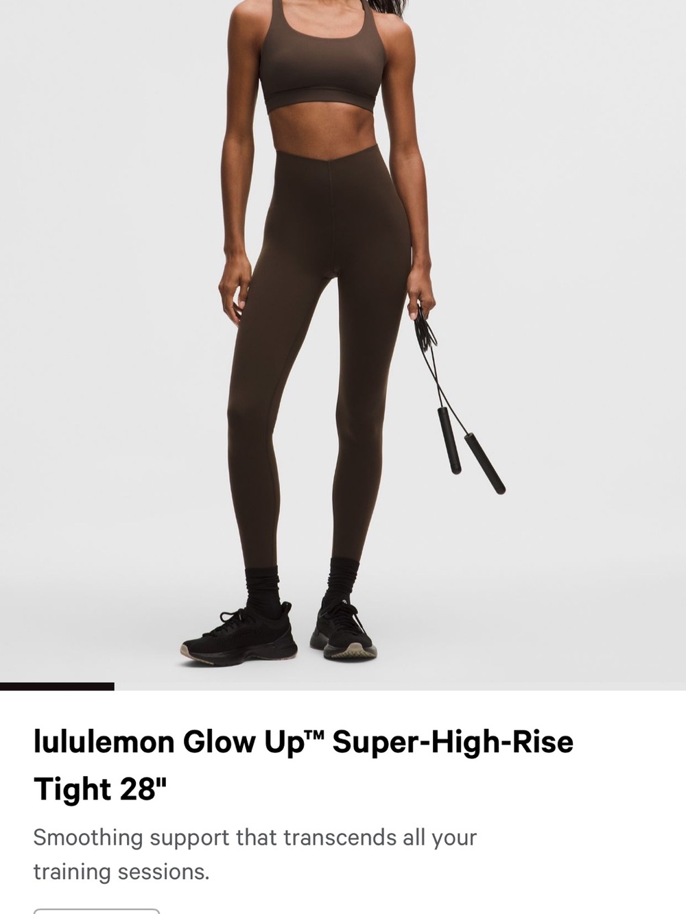 lululemon athletica High-Rise Performance Leggings — Brown